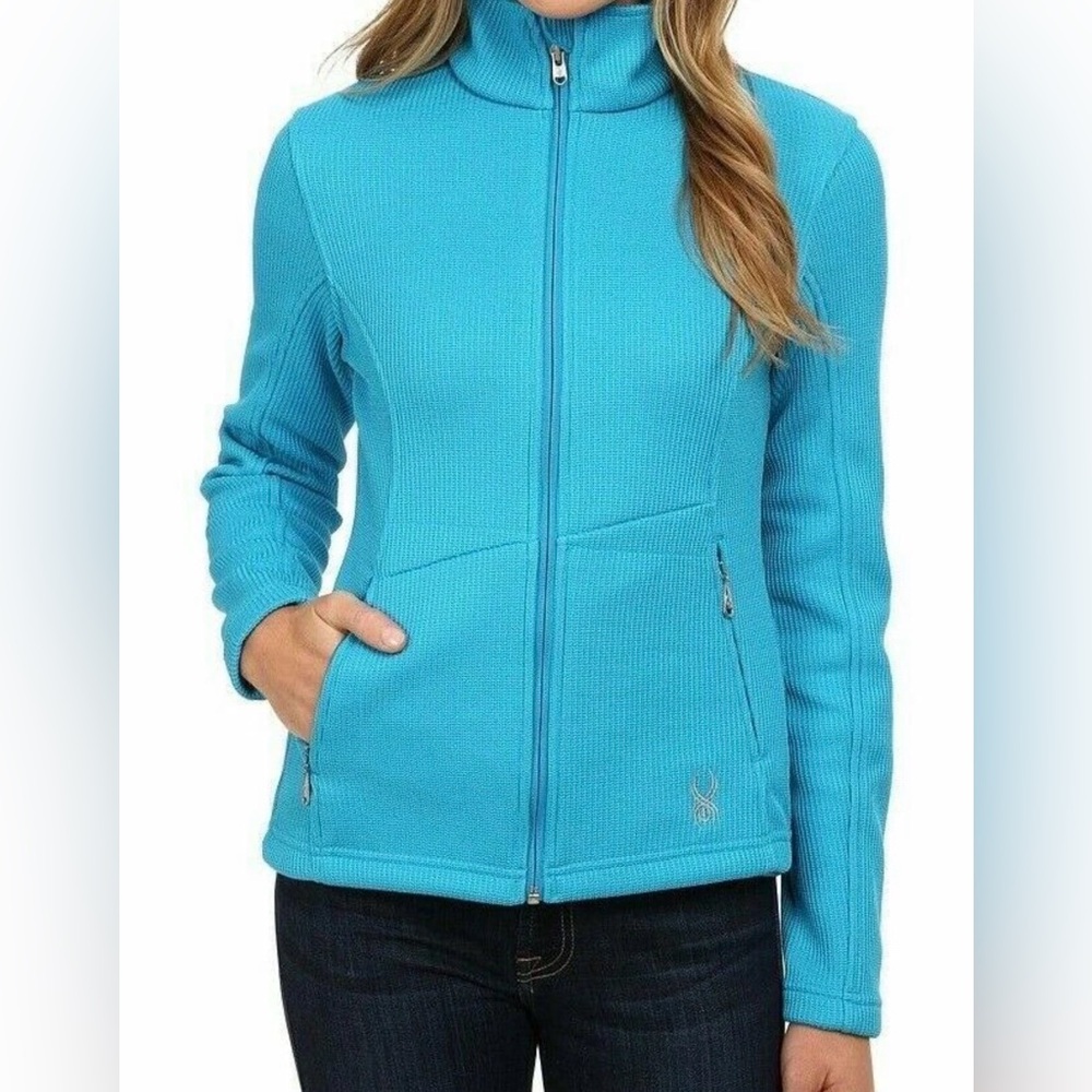 Womens  Spyder Endure Core Full Zip Mid-weight Sweater Jacket Size Medium